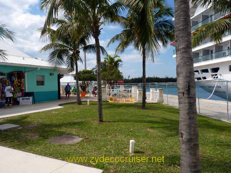 243: Carnival Sensation, Freeport, Bahamas, shops near port