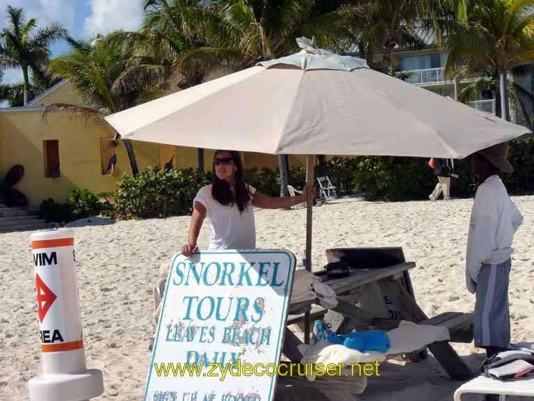 287: Carnival Sensation, Freeport, Bahamas, Beach Stand, Ocean Motion Watersports