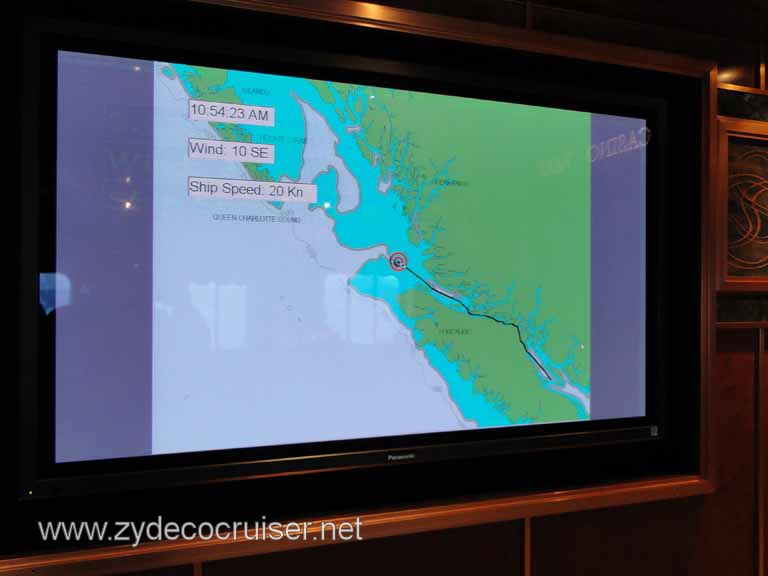 022: Carnival Spirit, Inside Passage, You are here