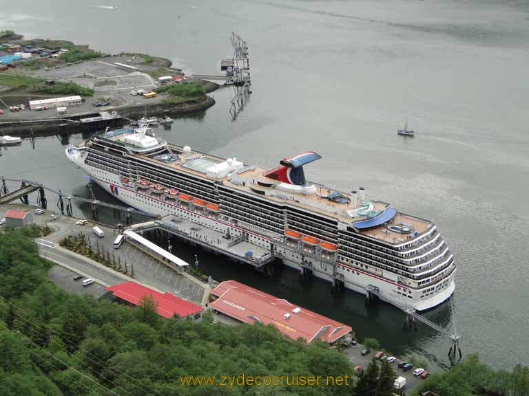 038: Carnival Spirit in Juneau - from Mount Roberts Tramway