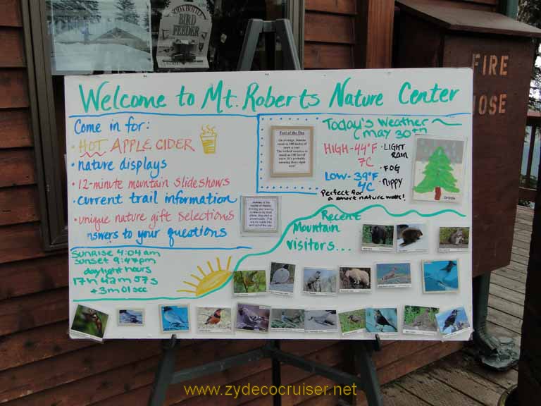 076: Carnival Spirit - Mount Roberts Nature Center, Juneau