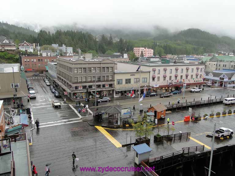 View of Ketchikan from our balcony - Carnival Spirit