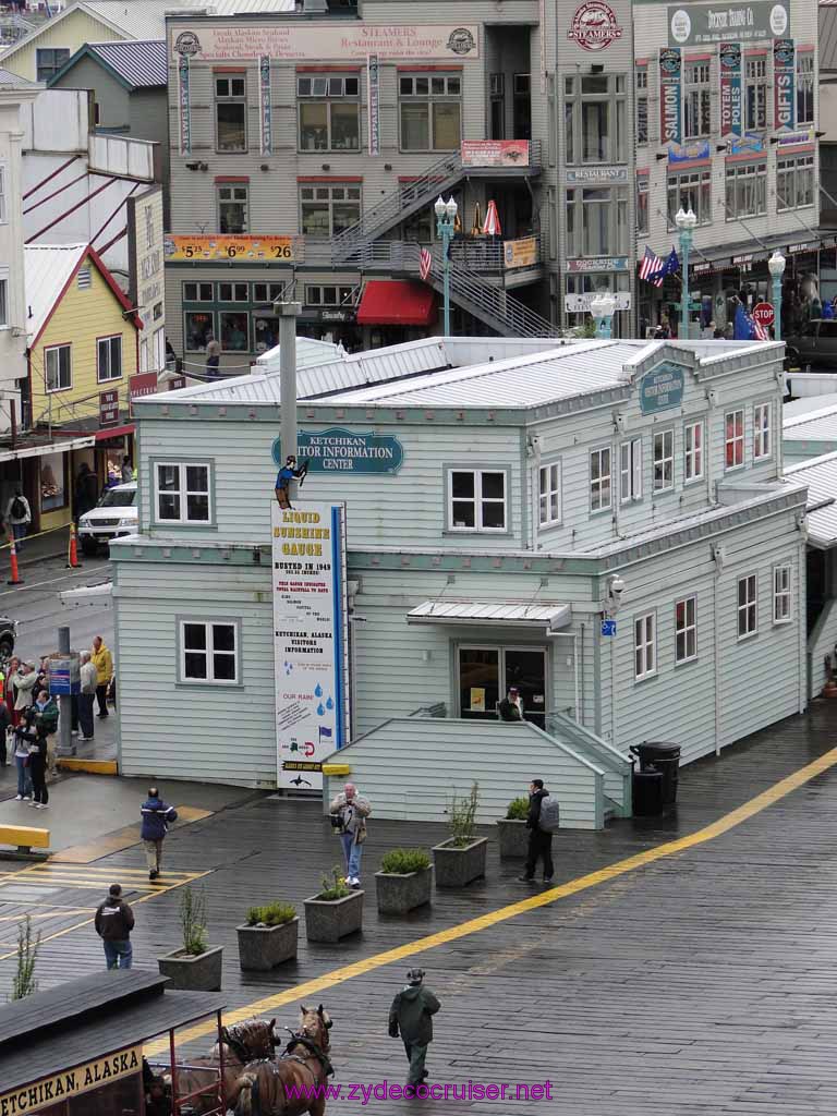 093: Carnival Spirit, Alaska, Ketchikan, Visitor Information Center and Rain Gauge