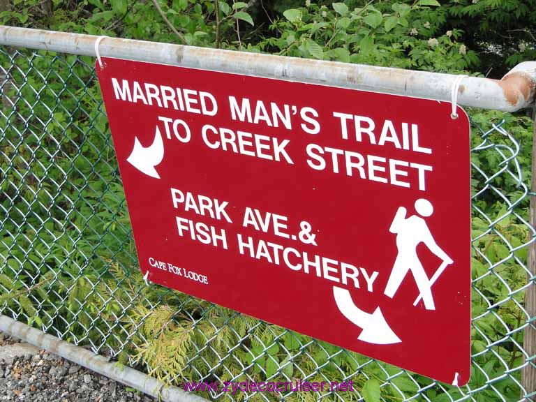 146: Carnival Spirit, Alaska, Ketchikan, Married Man's Trail to Creek Street or Park Ave. and Fish Hatchery