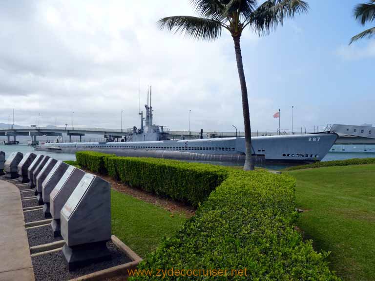 283: Carnival Spirit, Honolulu, Hawaii, Pearl Harbor VIP and Military Bases Tour, Pearl Harbor, USS Bowfin