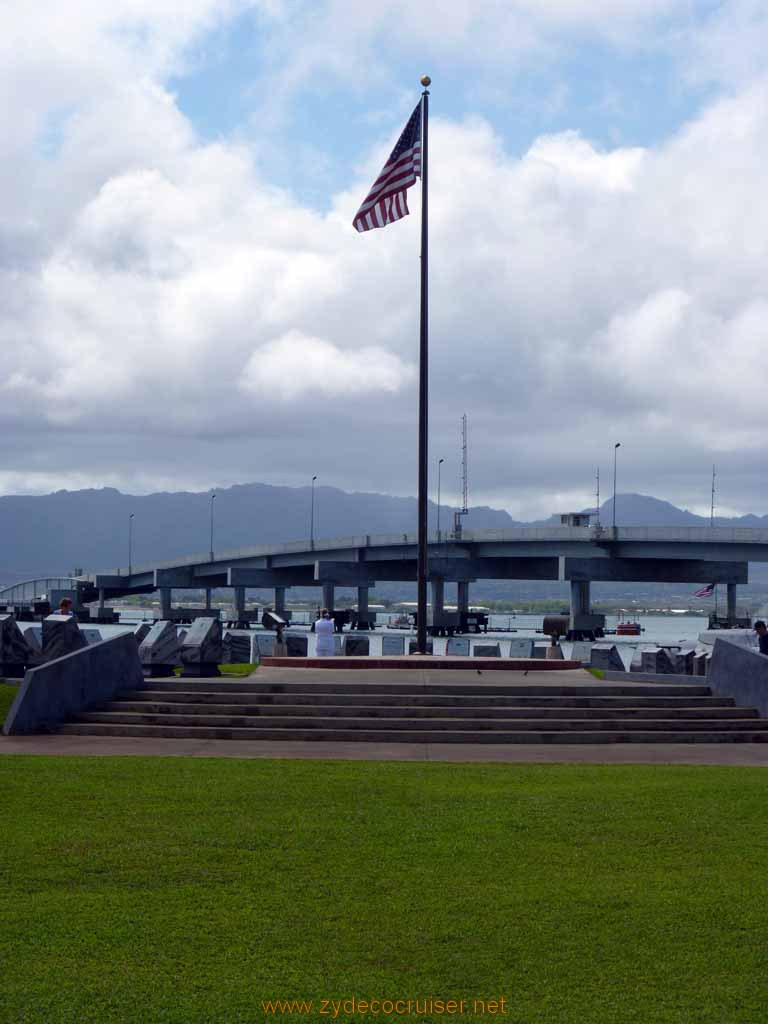 348: Carnival Spirit, Honolulu, Hawaii, Pearl Harbor VIP and Military Bases Tour, Pearl Harbor, Waterfront Memorial