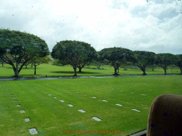 369: Carnival Spirit, Honolulu, Hawaii, Pearl Harbor VIP and Military Bases Tour, National Memorial Cemetery of the Pacific, Punchbowl,