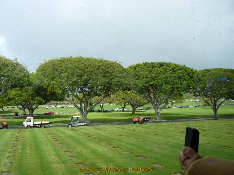 379: Carnival Spirit, Honolulu, Hawaii, Pearl Harbor VIP and Military Bases Tour, National Memorial Cemetery of the Pacific, Punchbowl,