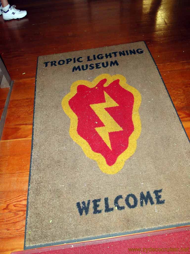 501: Carnival Spirit, Honolulu, Hawaii, Pearl Harbor VIP and Military Bases Tour, Tropic Lightning Museum, 