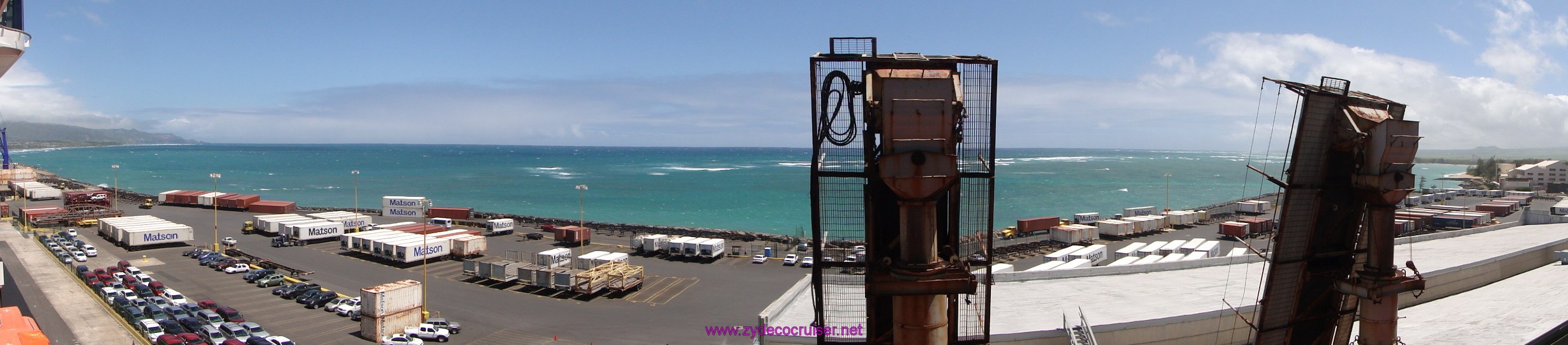 002: Carnival Spirit, Kahului, Maui, Lovely view from our balcony