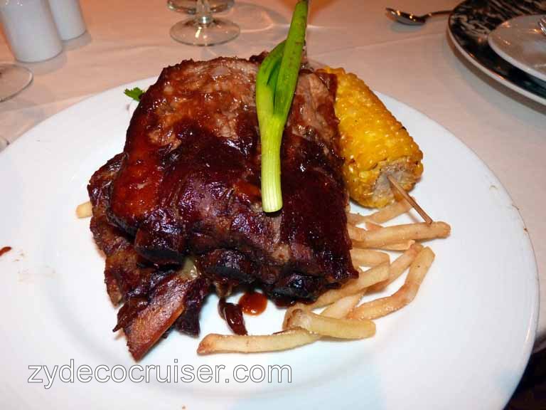 181: Carnival Spirit, Sea Day 1 - Barbecued St Louis Style Pork Spare Ribs