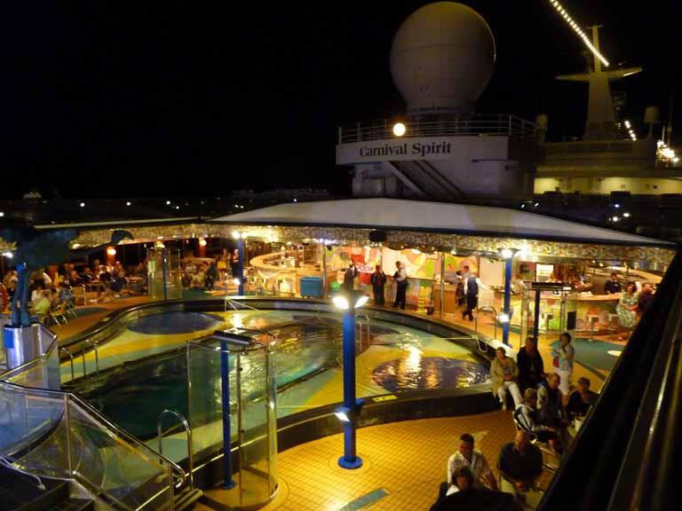 033: Carnival Spirit, Hawaii Cruise, Sea Day 5 - Dance Party Under the Stars