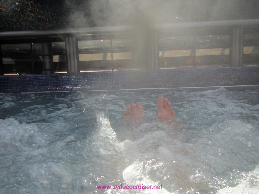 067: Carnival Splendor Panama Canal Journey Cruise, Sea Day 3, Cloud 9 Spa, thalassotherapy pool