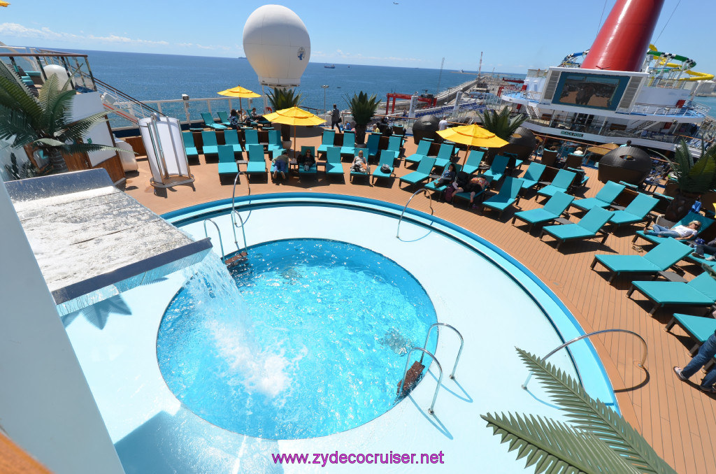 059: Carnival Sunshine Cruise, Barcelona, Embarkation, Serenity pool, 