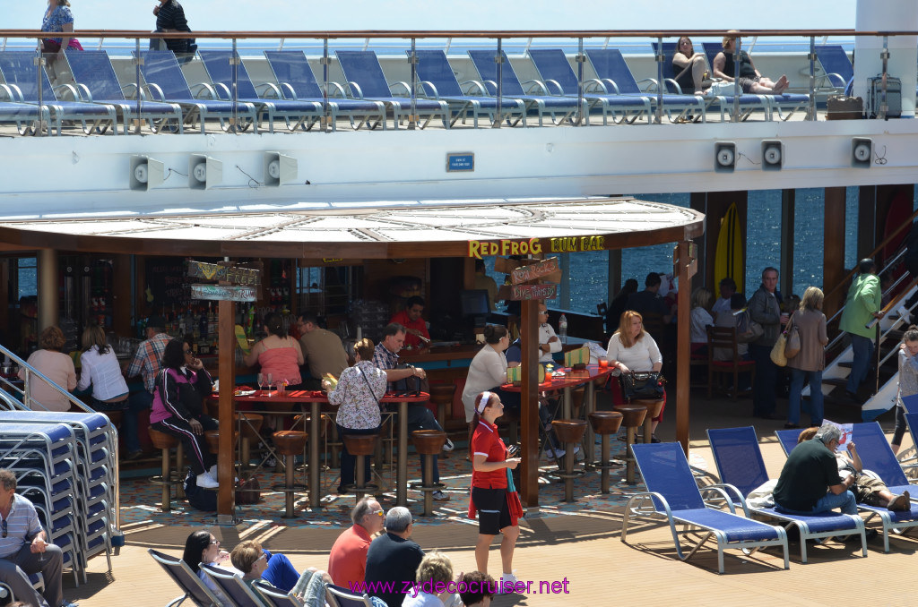 083: Carnival Sunshine Cruise, Barcelona, Embarkation, RedFrog Rum Bar, 