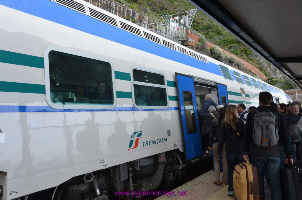 162: Carnival Sunshine Cruise, La Spezia, Cinque Terre Tour, Manarola, Riomaggiore, Train Station, 
