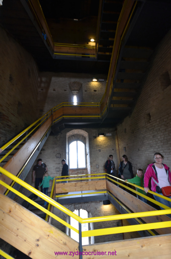 212: Carnival Sunshine Cruise, Livorno, San Gimignano, Climbing the stairs of Torre Grosso, the Bell Tower, 