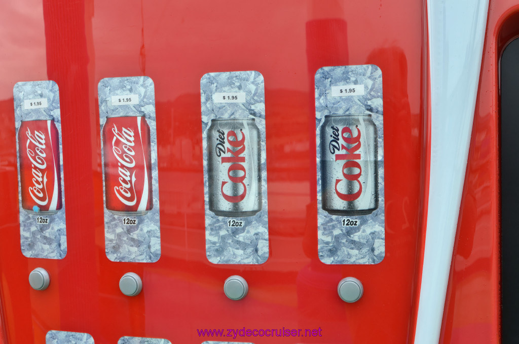 273: Carnival Sunshine Cruise, Civitavecchia, Coke Machine, 