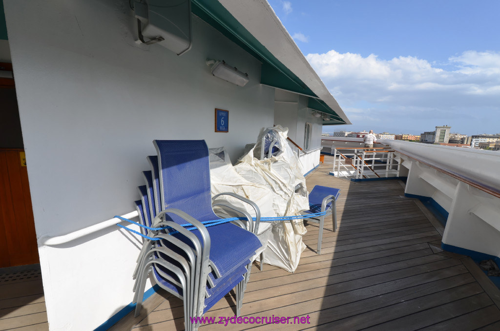 199: Carnival Sunshine Cruise, Messina, Deck 6 Forward Observation Area, 