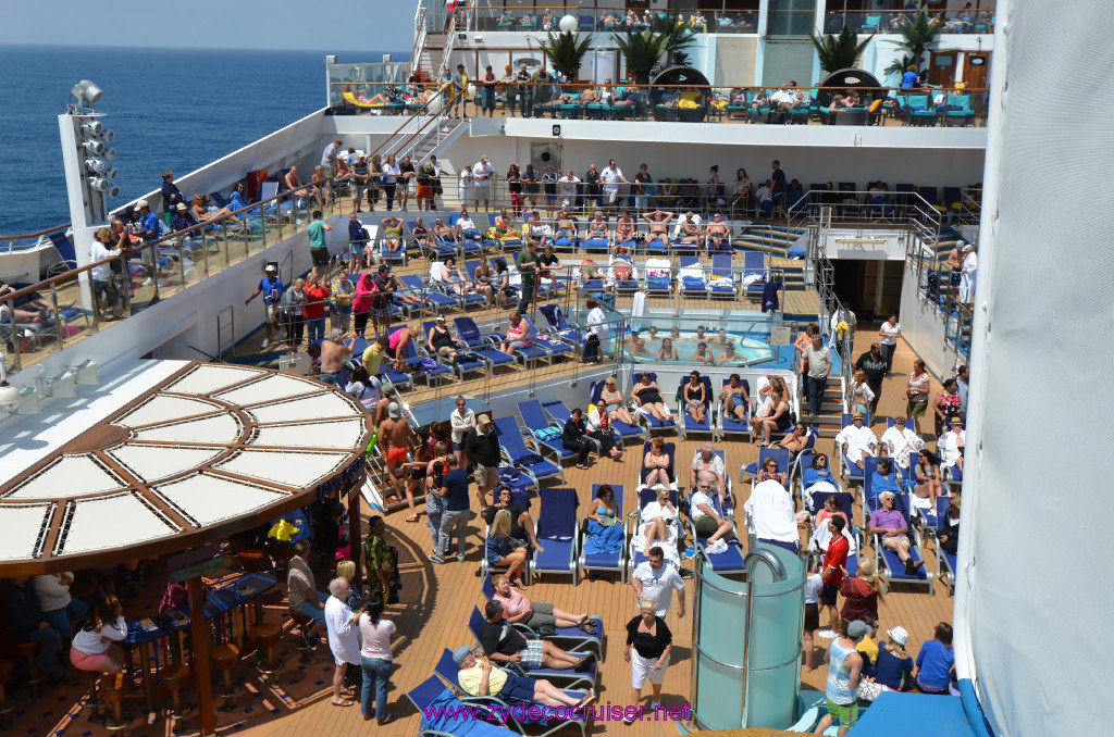 081: Carnival Sunshine Cruise, Fun Day at Sea, Lido, 