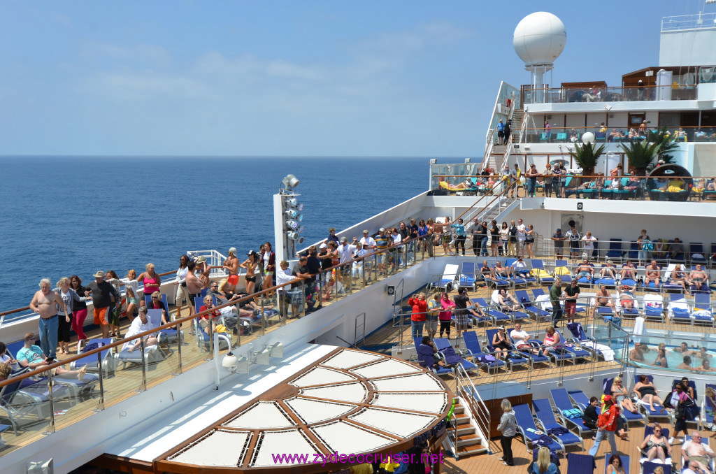 083: Carnival Sunshine Cruise, Fun Day at Sea, Lido, Conga Line, 