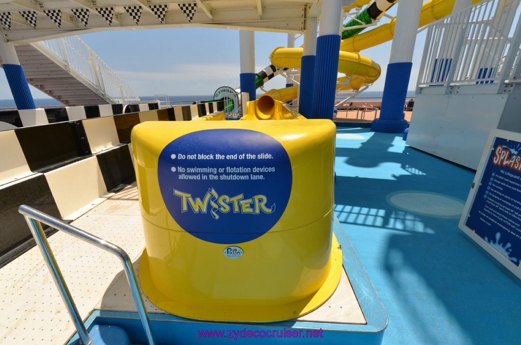 089: Carnival Sunshine Cruise, Fun Day at Sea, Twister Slide, 