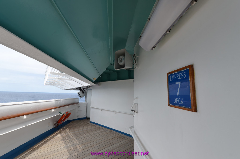 107: Carnival Sunshine Cruise, Fun Day at Sea, Deck 7, Empress, Forward Observation Area 