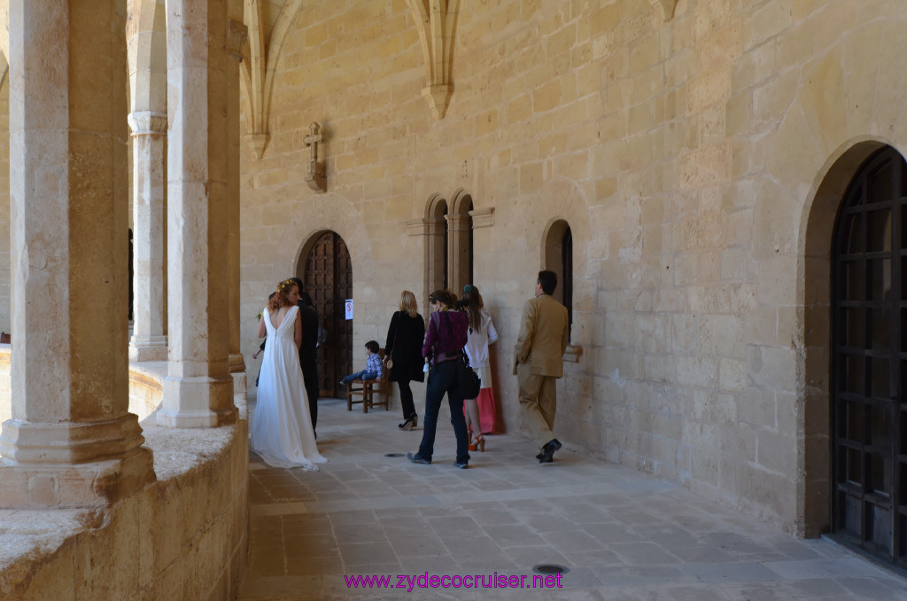 181: Carnival Sunshine Cruise, Mallorca, Bellver Castle, Weddings seemed to be popular here.