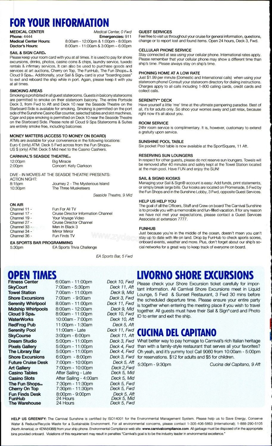 Carnival Sunshine Fun Times - Day 4 - Page 4
