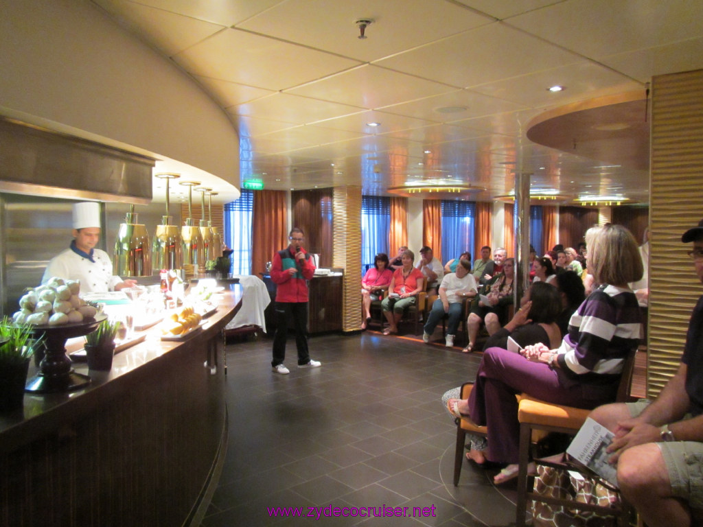 011: Carnival Sunshine Cruise, Nov 19, 2013, Sea Day 1, Cooking Demonstration in the Steakhouse, 