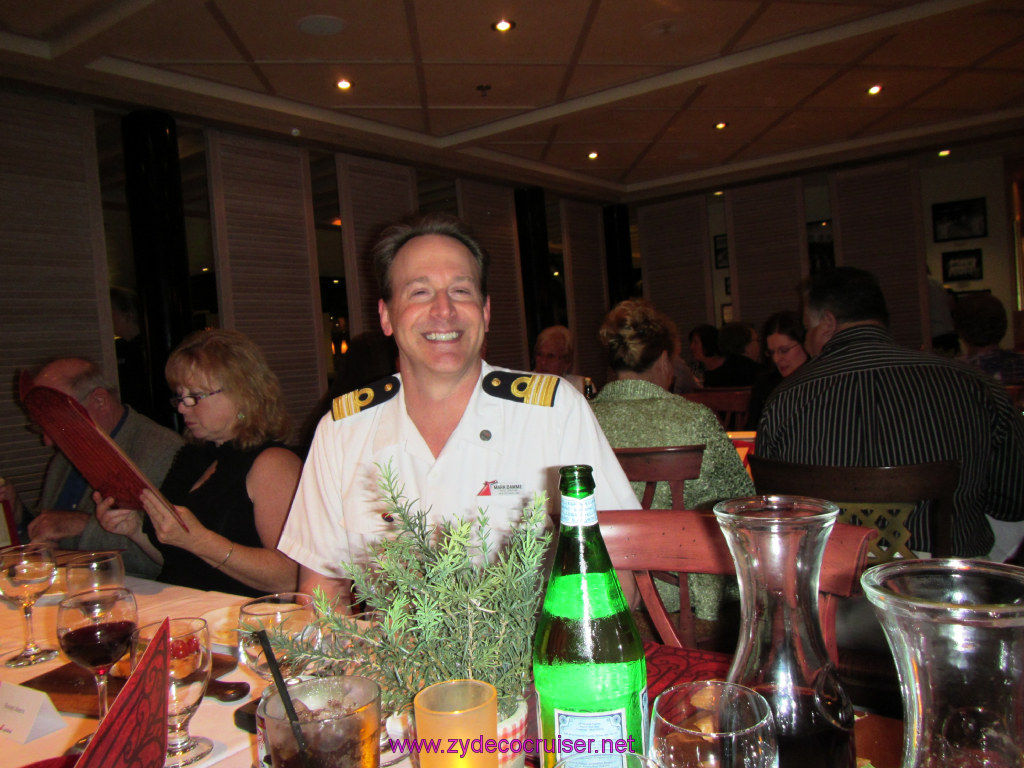 110: Carnival Sunshine Cruise, Nov 22, 2013, Cozumel, Cucina del Capitano, Diamond Guest Captain's Event, 