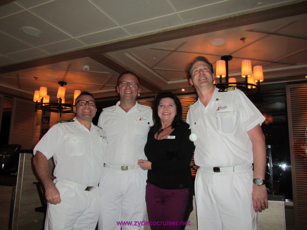137: Carnival Sunshine Cruise, Nov 22, 2013, Cozumel, Cucina del Capitano, Diamond Guest Captain's Event, Staff Captain, Captain, Who Knows, Hotel Director, 