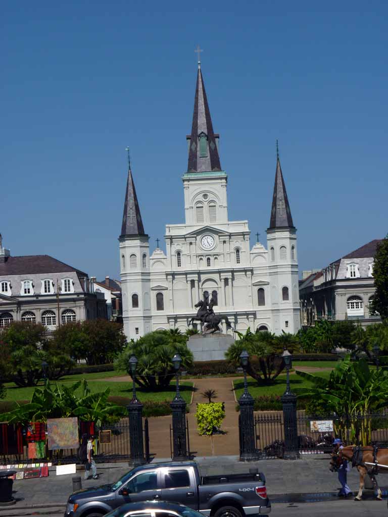 036: Carnival Triumph, New Orleans, Post-Cruise, St Louis Cathedral, Jackson Square