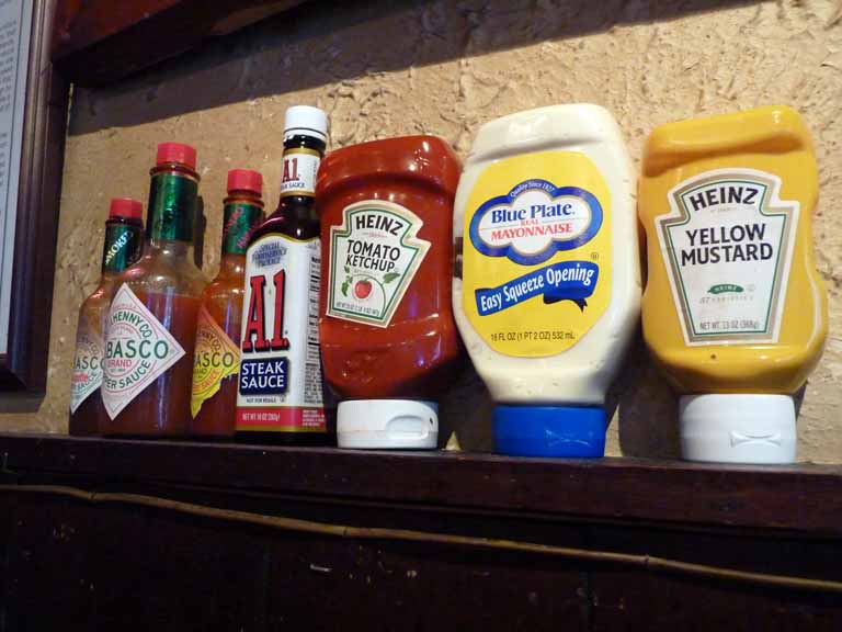 066: Carnival Triumph, New Orleans, Post-Cruise, Coop's Place, Condiments