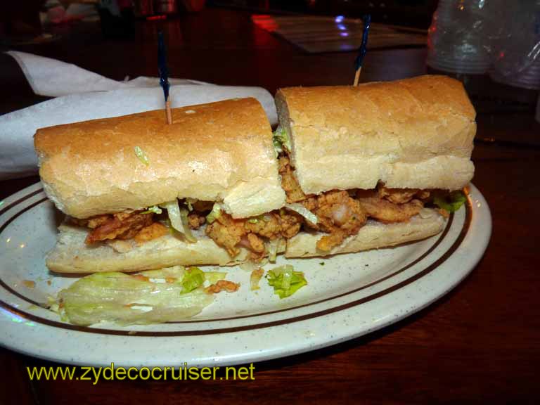 054: Carnival Triumph, Pre-Cruise, New Orleans - Acme Oyster - Shrimp Poorboy