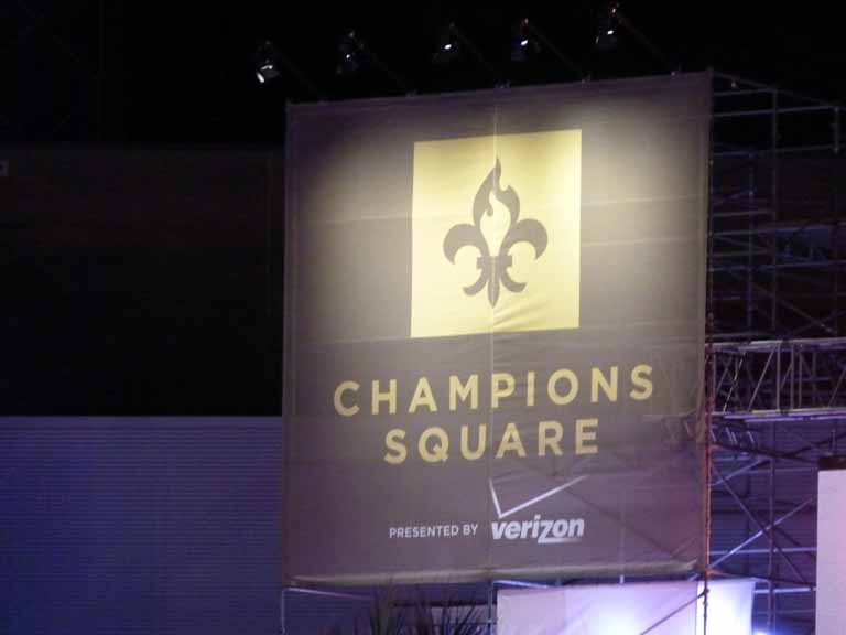 093: Carnival Triumph, Pre-Cruise, New Orleans - New Orleans Saints Believe Again Bash, Champions Square