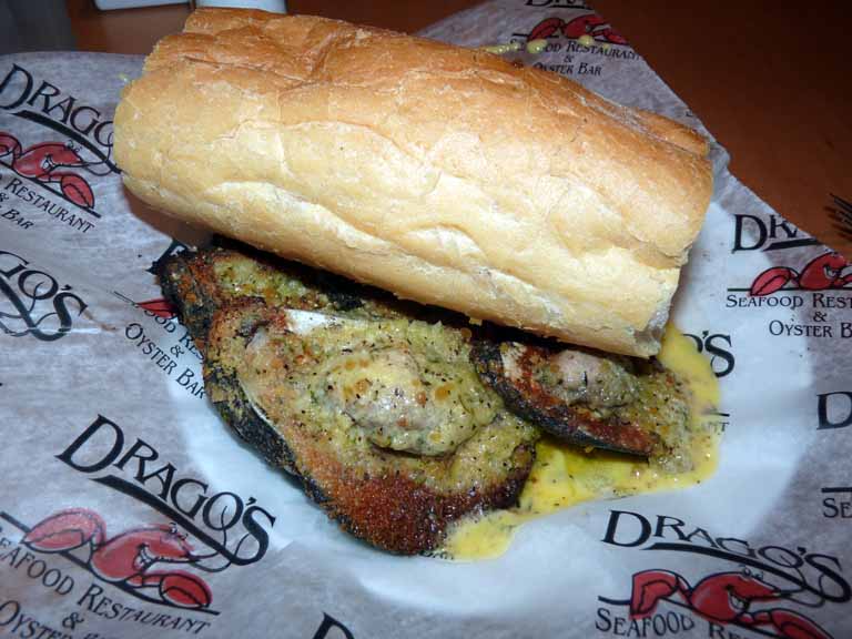161: Drago's, New Orleans Hilton Riverside, Charbroiled Oysters and French Bread