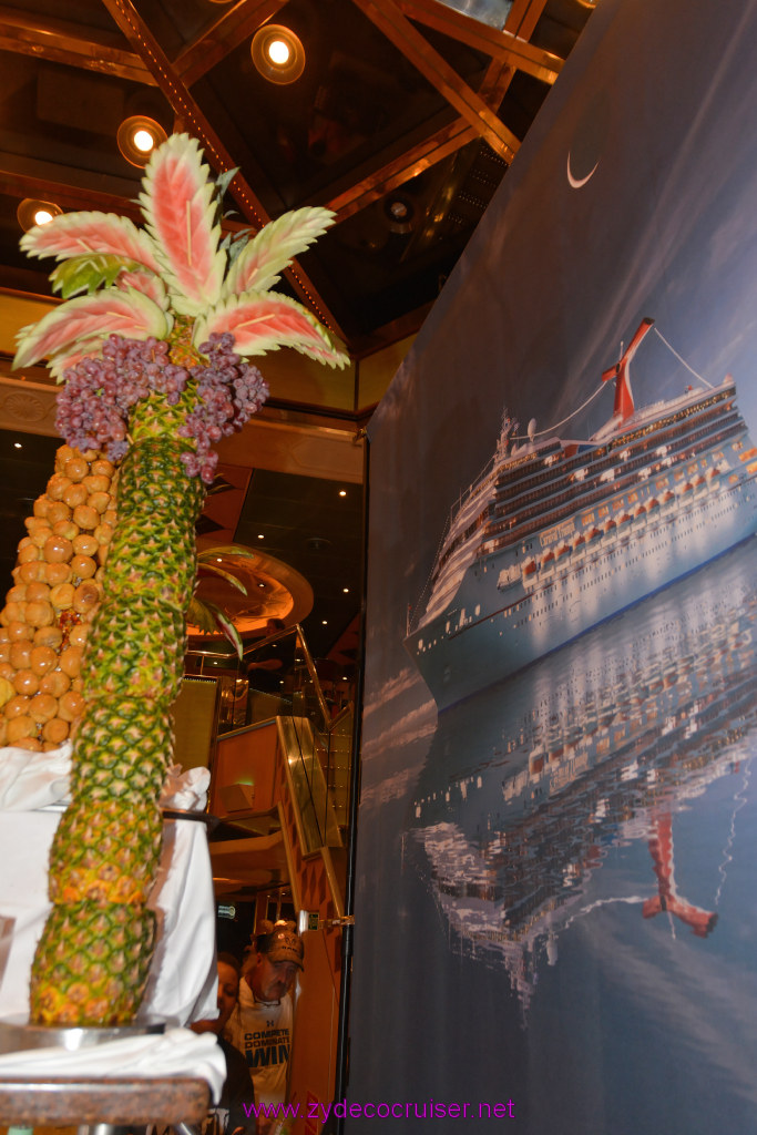 213: Carnival Triumph Journeys Cruise, Sea Day 3,  Midnight Gala Buffet, 