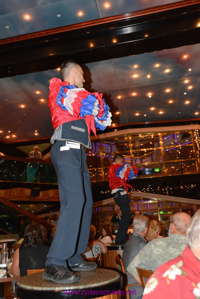 291: Carnival Triumph Oct 24th Journeys Cruise, Bonaire, MDR Dinner, 