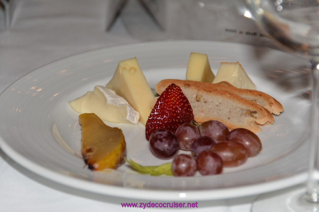 149: Carnival Triumph Journeys Cruise, Sea Day 4, Halloween and Elegant Night, MDR Dinner, Pre-dinner Cheese Plate, 