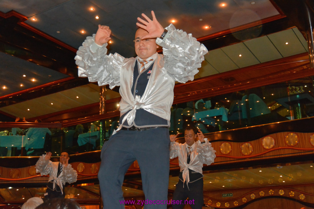 160: Carnival Triumph Journeys Cruise, Sea Day 4, Halloween and Elegant Night, MDR Dinner, 