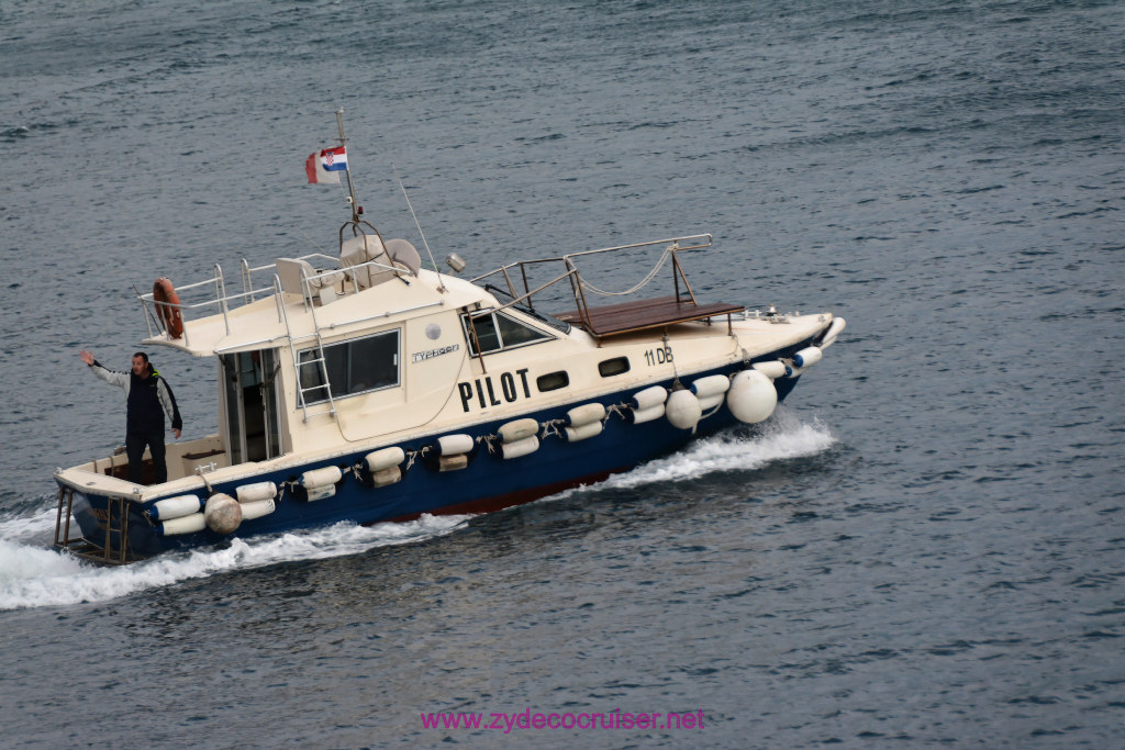 337: Carnival Vista Inaugural Voyage, Dubrovnik, Pilot Boat