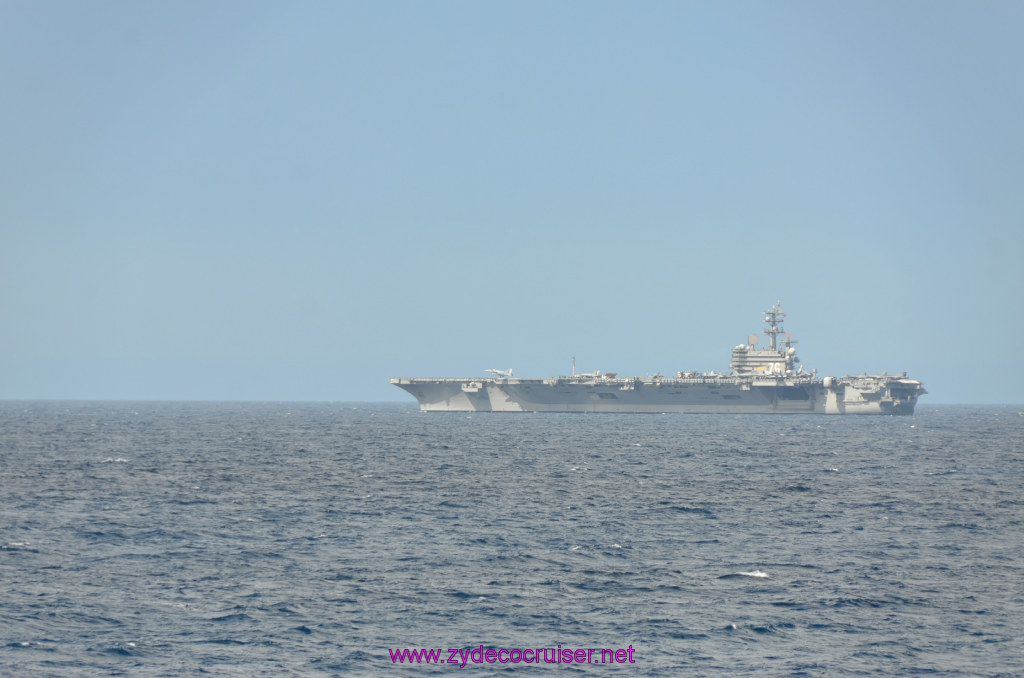 046: Golden Princess Coastal Cruise, Sea Day, USS Ronald Reagan, 