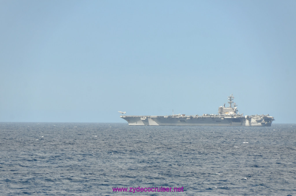 046: Golden Princess Coastal Cruise, Sea Day, USS Ronald Reagan, 