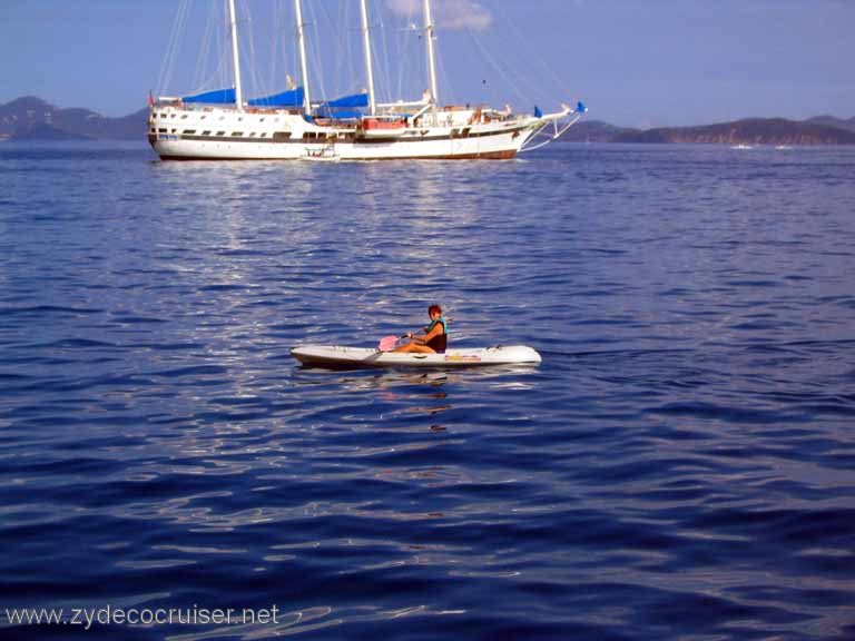 527: Sailing Yacht Arabella - British Virgin Islands - Jost Van Dyke - Kayaking 