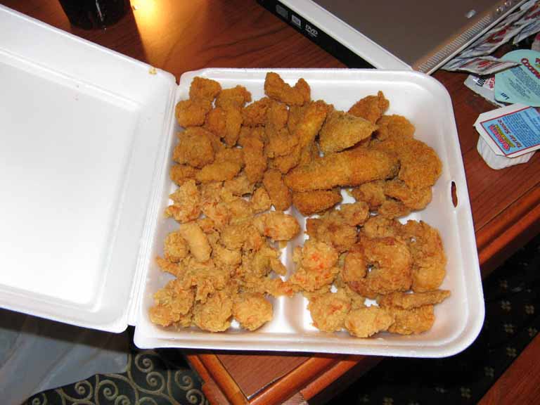 Popeye's Seafood Platter, Galveston