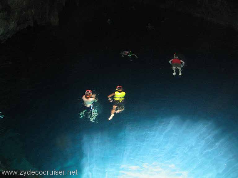 041: Carnival Fantasy, Progreso, Chelentun Cenote, Yucatan, Caves and Caverns Snorkeling Tour, 
