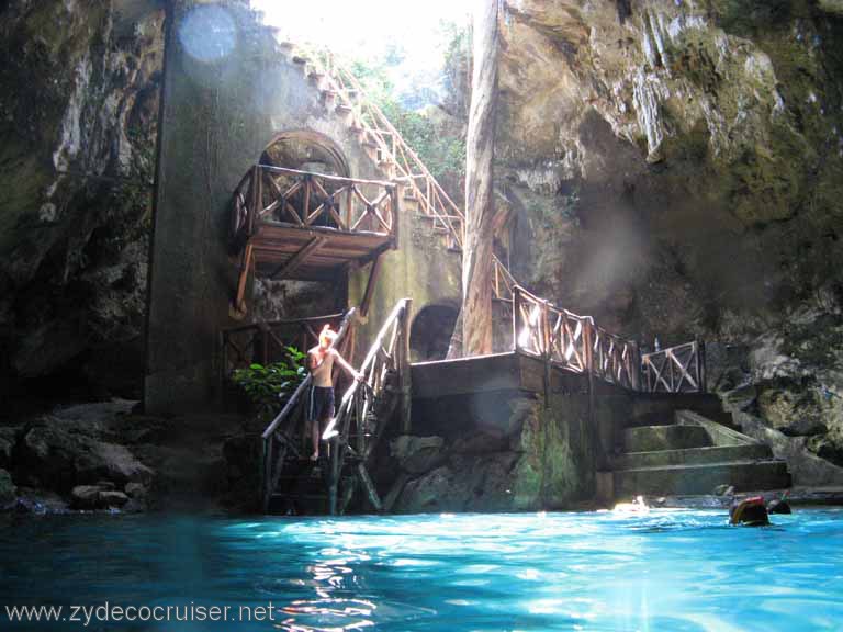 043: Carnival Fantasy, Progreso, Chelentun Cenote, Yucatan, Caves and Caverns Snorkeling Tour, 