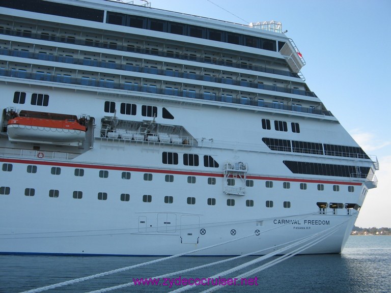 027: Carnival Freedom Inaugural, Ship Pictures, 