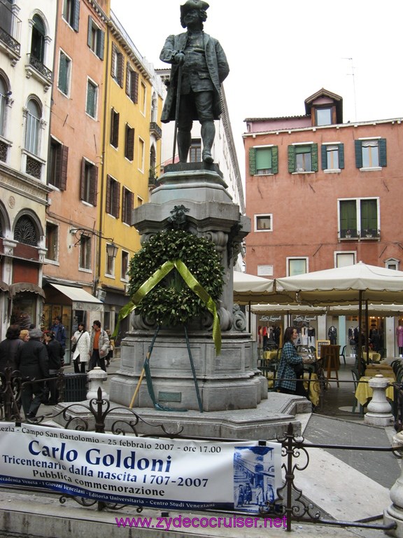 009: Venice, Italy - Campo San Bartolomeo - Carlo Goldoni Statue